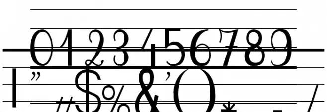 SeyesNDE Font OTHER CHARS