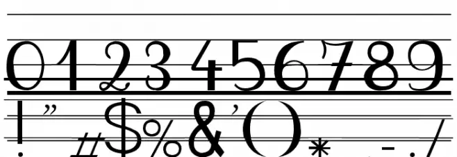 SeyesNDL Font OTHER CHARS