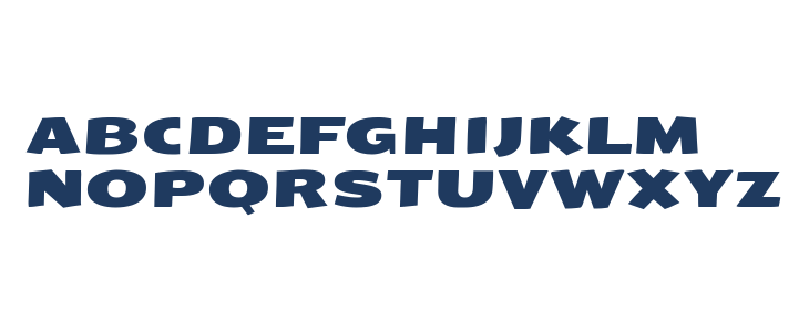 Seymour One Regular Uppercase