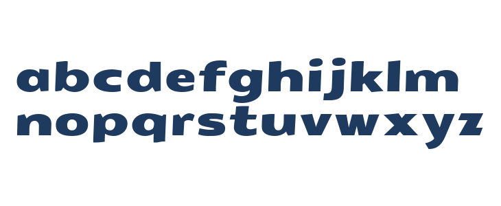 Seymour One Regular Lowercase