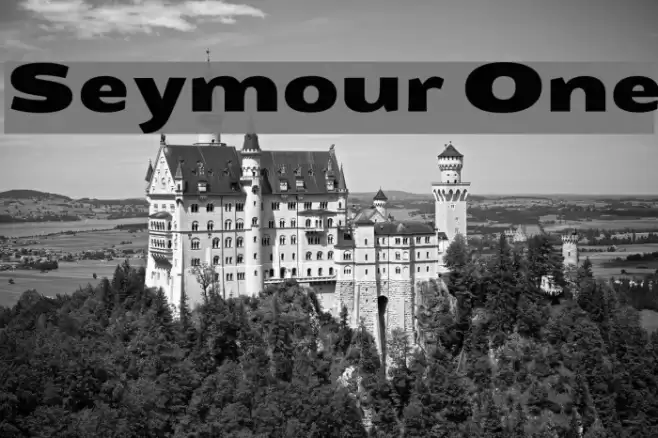 Seymour One Font examples