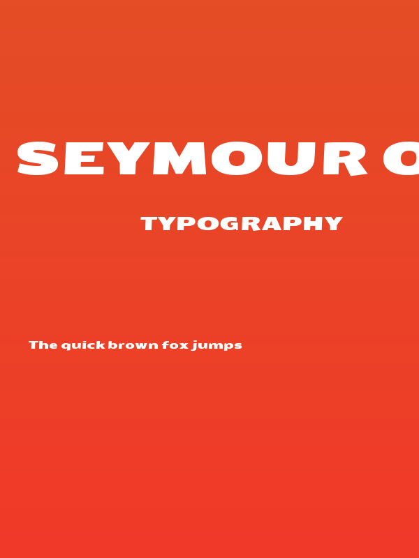 Seymour One Poster