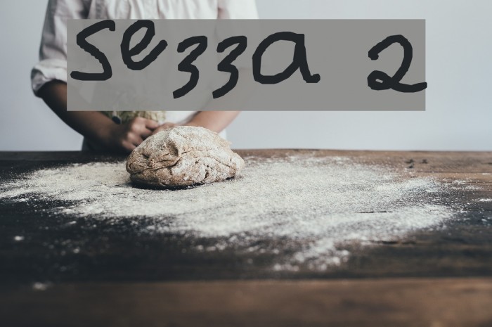 Sezza 2 Font examples
