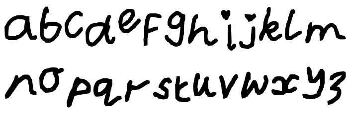 Sezza 2 Font LOWERCASE