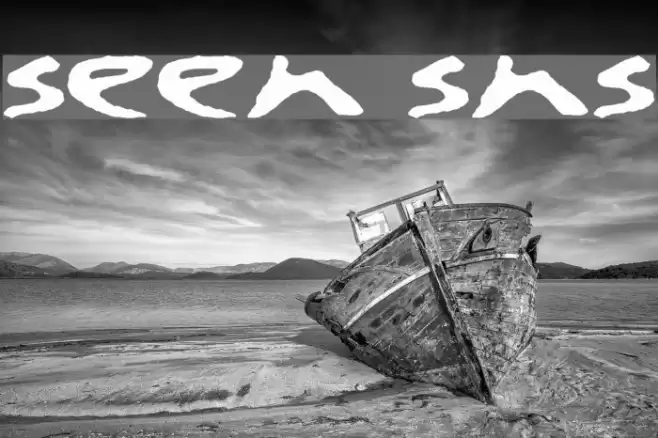 se7en sins Font examples