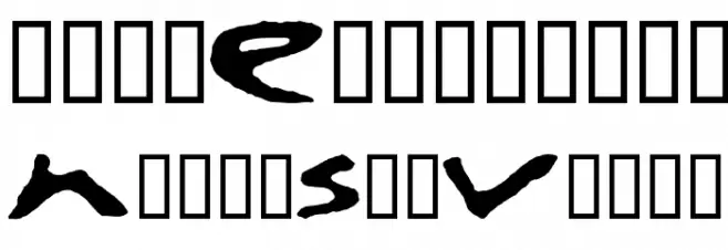 se7en sins Schriftart Kleinbuchstaben