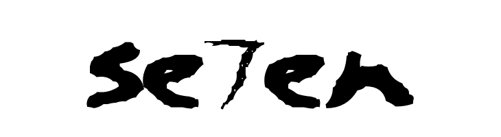 se7en  Free Fonts Download