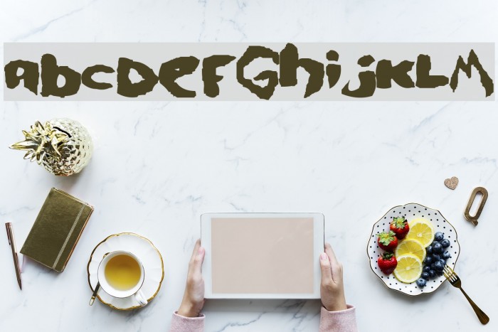 se7en Font examples