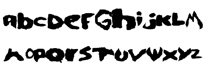 se7en Font LOWERCASE