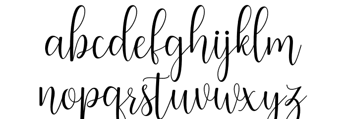 seabright Font LOWERCASE