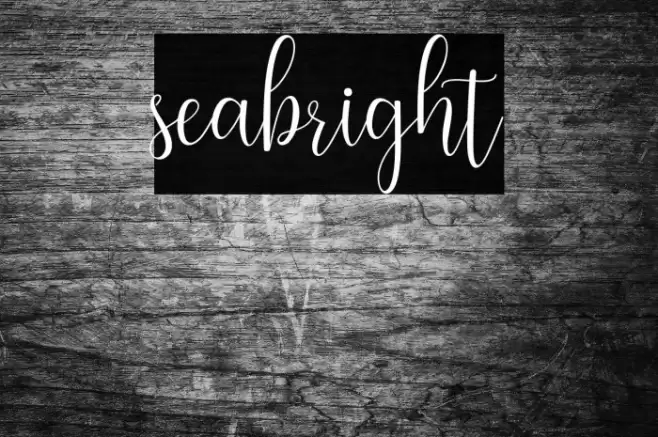 seabright Font examples