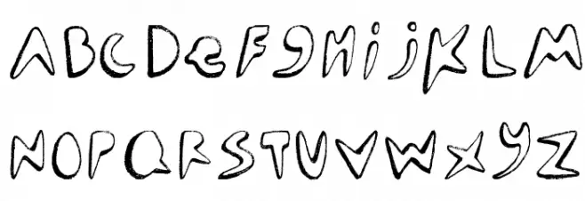 seamonster Шрифта ВЕРХНИЙ