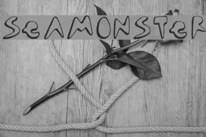 seamonster Font examples