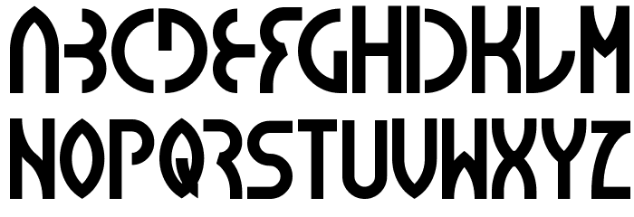 seba Font LOWERCASE