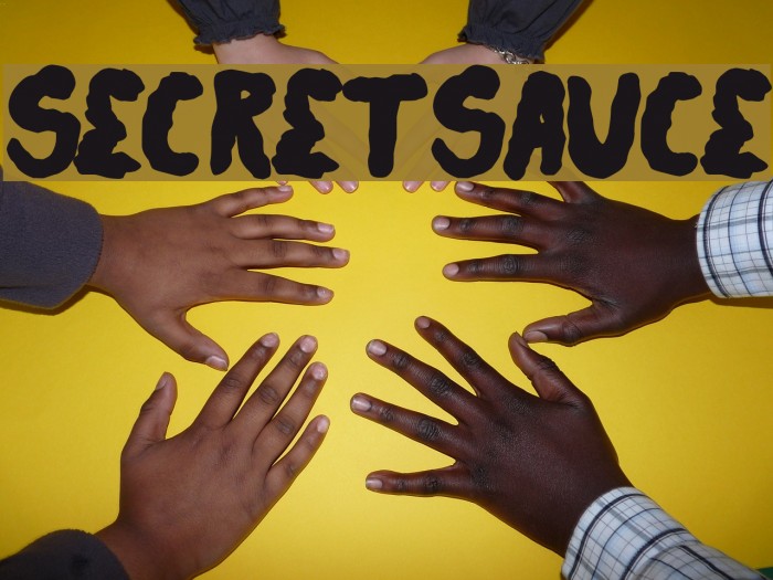 secretsauce Font examples