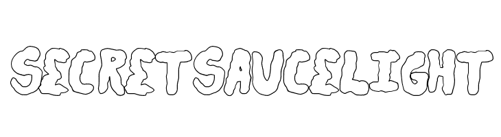 secretsaucelight Font