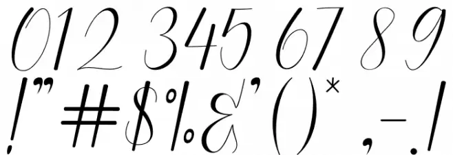 sehaty Font OTHER CHARS