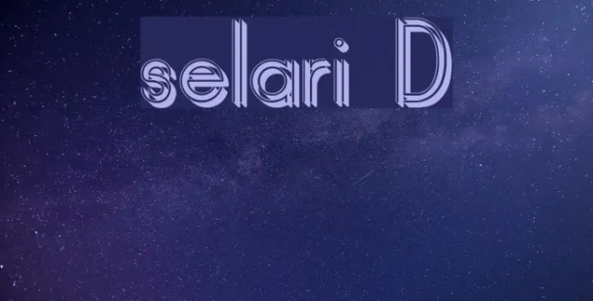 selari 3D Example 3