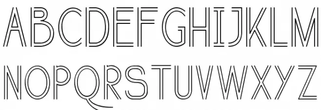 selari Font UPPERCASE