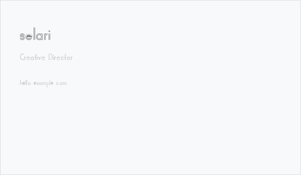 selari Business Card