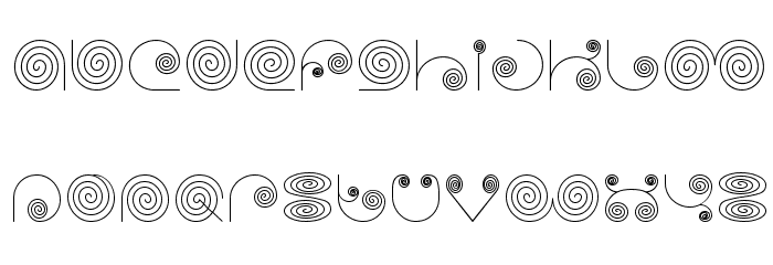 selfregion Font LOWERCASE