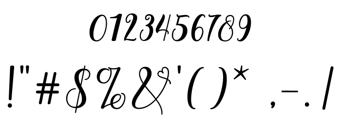 sellita Font OTHER CHARS