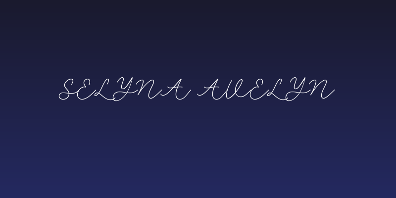 selyna avelyn Social Header