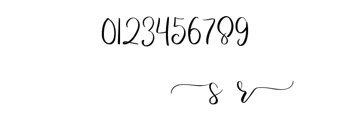 september Font OTHER CHARS