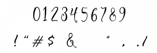 serangkai Font OTHER CHARS