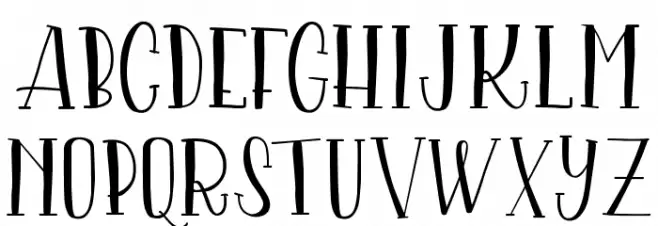 serangkai Schriftart Groß