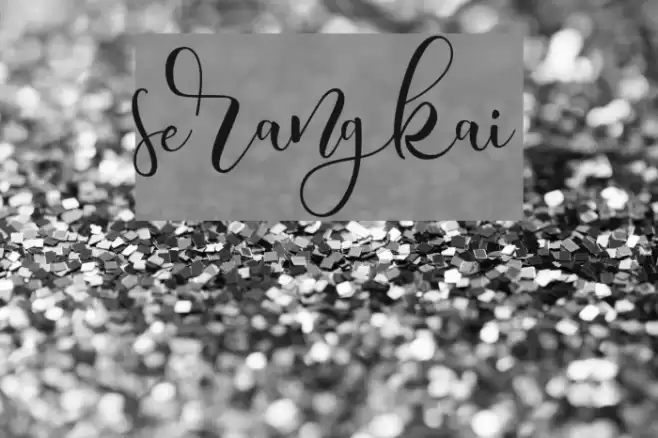 serangkai Font examples