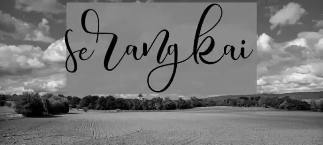 serangkai Font examples