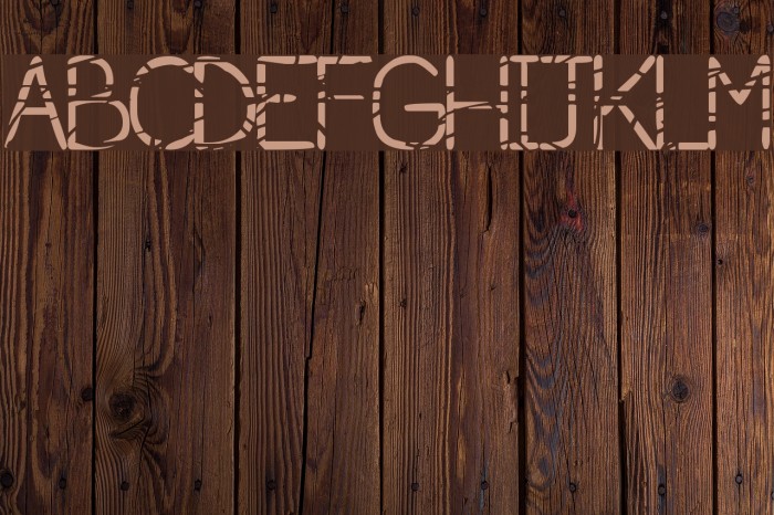 serial killer Font examples
