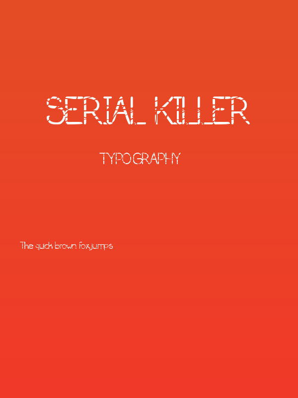 serial killer Poster