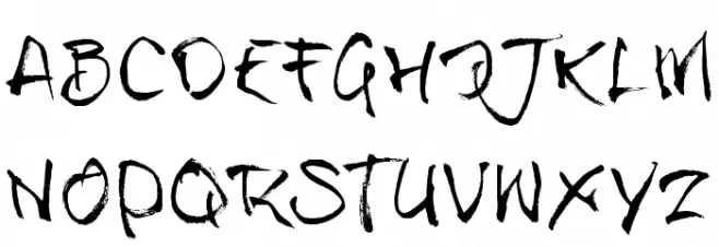 serialSue_TRIAL 字体 大写