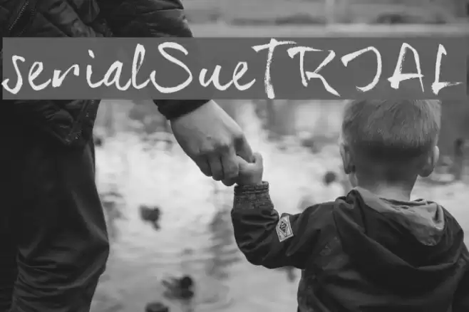 serialSue_TRIAL Font examples