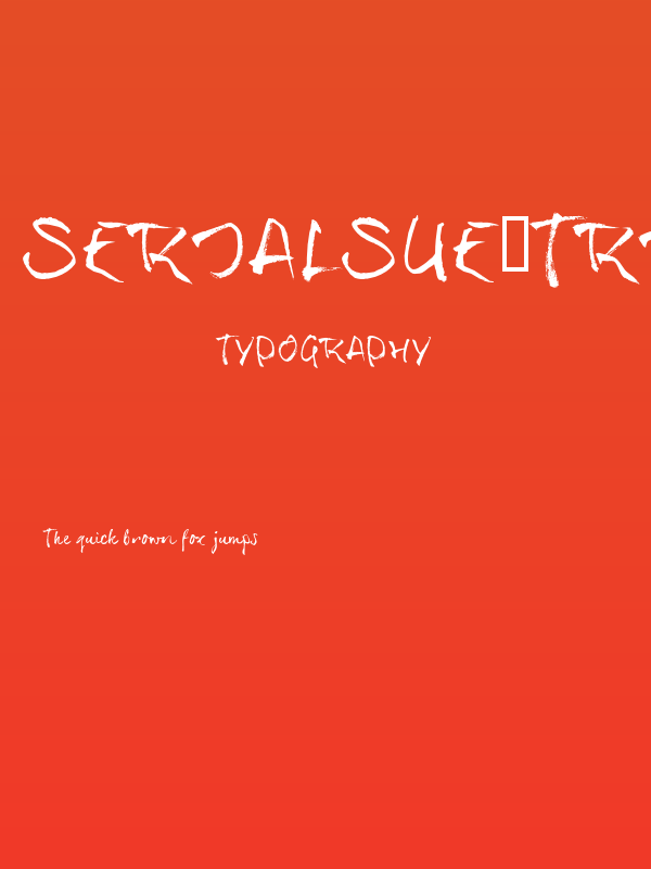 serialSue_TRIAL Poster
