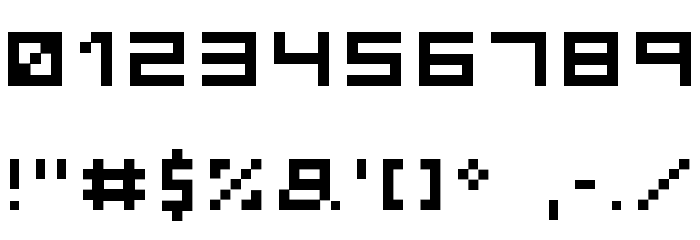 serious2 Font OTHER CHARS