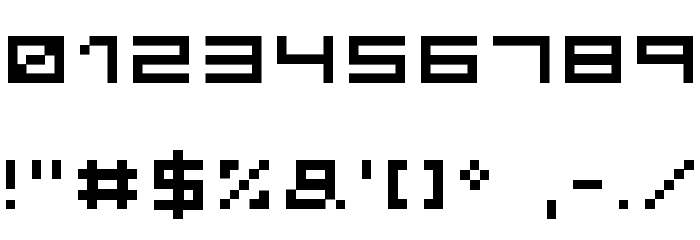 serious3 Font OTHER CHARS