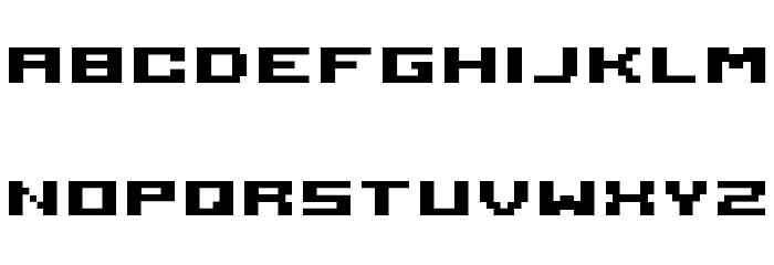 serious3b Font LOWERCASE