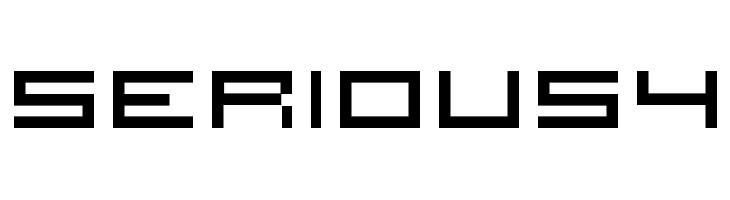 serious4  font caratteri gratis