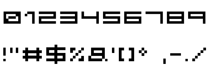 serious4 Font OTHER CHARS