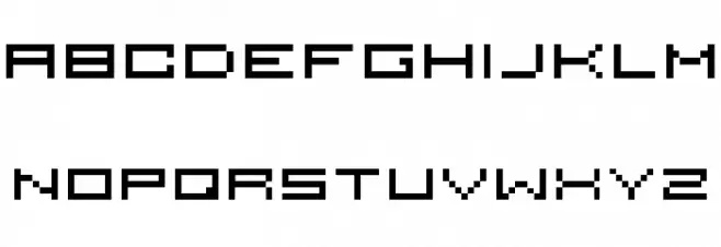 serious4 Schriftart Kleinbuchstaben