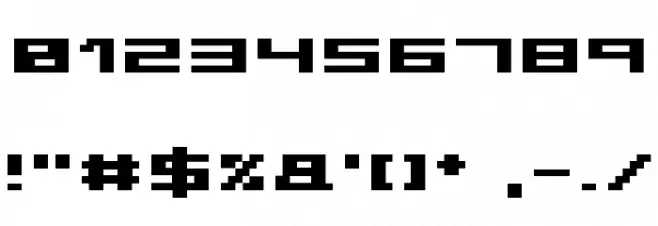 serious4b Font OTHER CHARS