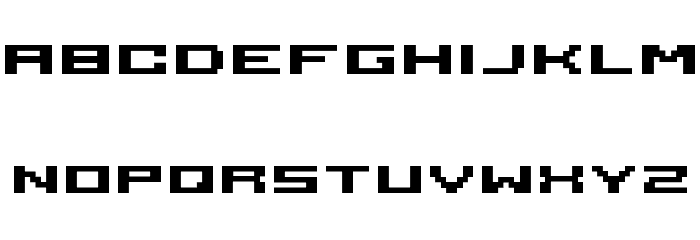 serious4b Font LOWERCASE