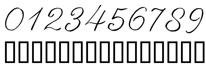 seriousSally_Trial Font OTHER CHARS