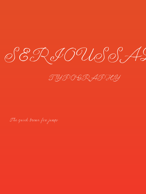 seriousSally_Trial Poster