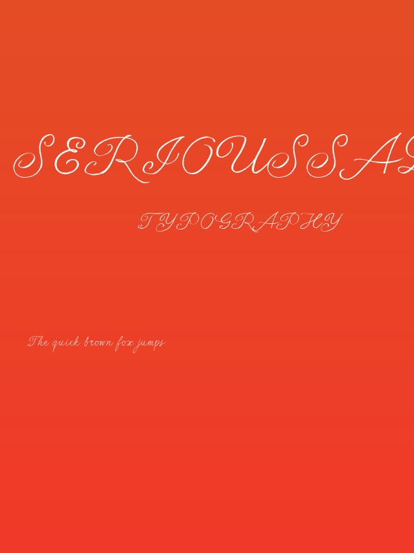 seriousSally_Trial Poster