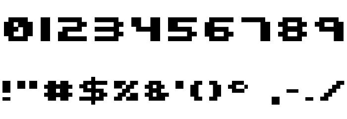 seriousr2b フォント その他の文字