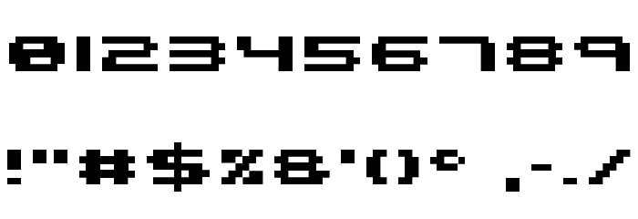seriousr4b Font OTHER CHARS
